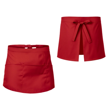 Zapaska fartuszek kelnerska barmańska czarna 30cm – zapaska kelnerska – odzież gastronomiczna